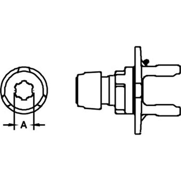 Aftermarket 35 Series Overrunning AutoLok Yoke A-821-3520-AI - main